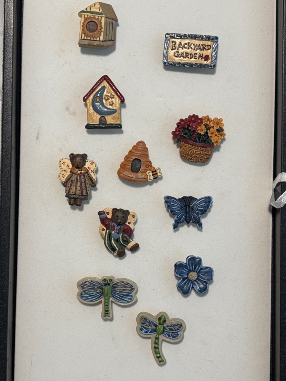 Quacker Factory Decorative Garden button covers vintage 1990’s